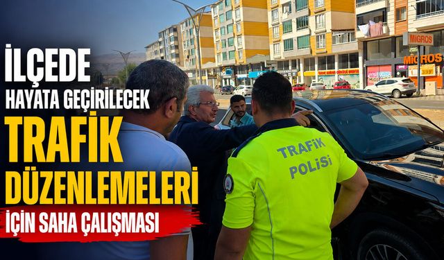 Bingöl’ün İlçesinde Trafik Güvenliğinin Artırılmasına Yönelik Düzenlemeler Hayata Geçirilecek