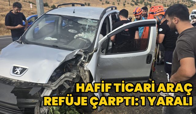 Ekinyolu Mevkiinde Trafik Kazası: 1 Yaralı