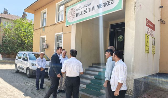 Kaymakam Ayaz’dan Halk Eğitim Merkezi’ne Ziyaret