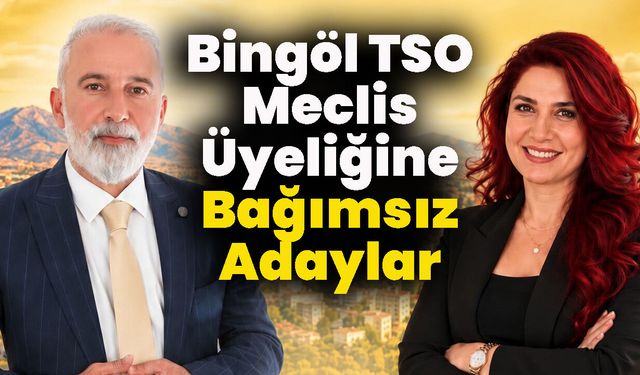 Bingöl TSO Meclis Üyeliğine Bağımsız Adaylar