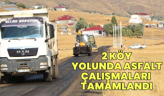 Karlıova'da 2 Köy Yolunda Çalışmalar Tamamlandı!