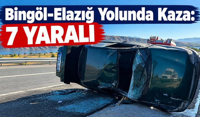Bingöl-Elazığ Yolunda Kaza: 7 Yaralı