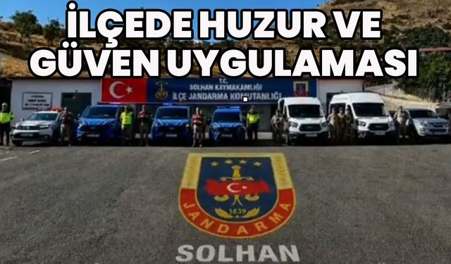 Solhan’da Okul Çevrelerinde ‘Huzur ve Güven Uygulaması’