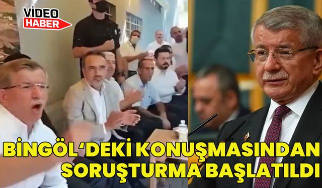 Bingöl'deki Konuşmasından Soruşturma Açıldı!