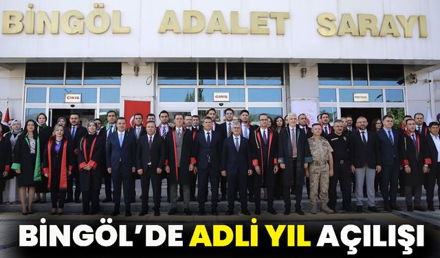 Bingöl’de Adli Yıl Açılışı