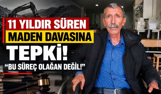 11 Yıldır Süren Maden Davasına Tepki:  Bu Süreç Olağan Değil!
