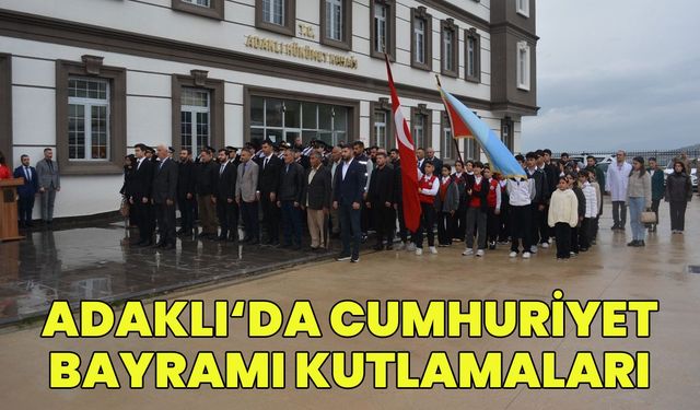 Bingöl’ün İlçesinde Cumhuriyet Bayramı Kutlaması