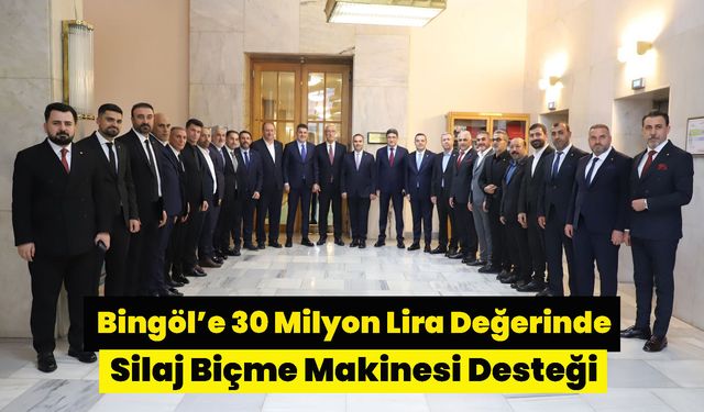 Bingöl’de 30 Milyon Lira Değerinde Silaj Biçme Makinesi Alınacak