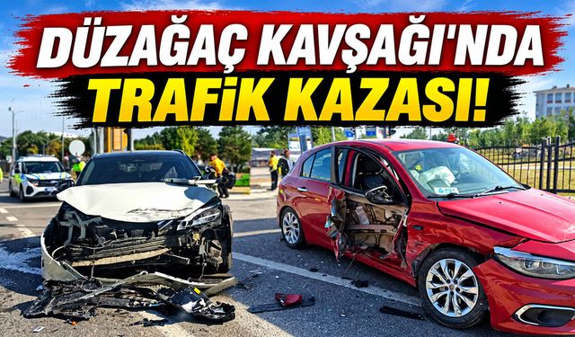 Bingöl Düzağaç Kavşağı'nda Trafik Kazası!