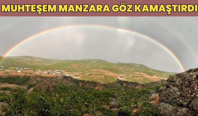 Bingöl'de Sağanak Yağmur Sonrası Muhteşem Manzara!