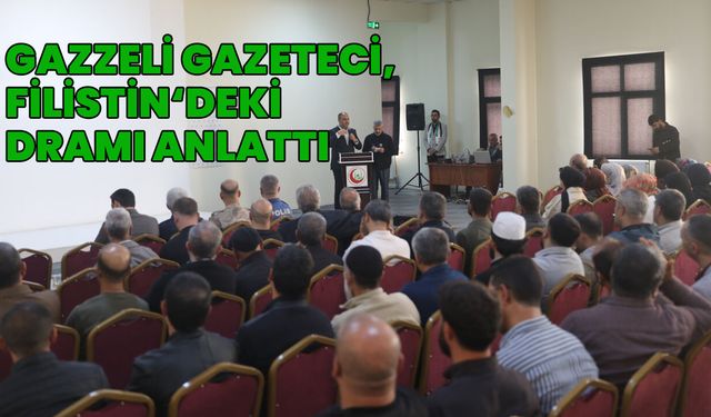 Genç’teki Programda, Gazzeli Gazeteci, Yaşanan Dramı Anlattı