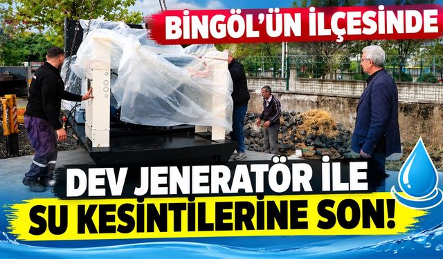 Bingöl'ün İlçesinde Elektrik Kesintileri Kaynaklı Su Kesintilerine Son!
