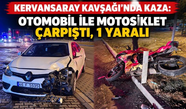 Muş Yolu Kervansaray Mevkiinde Kaza: 1 Yaralı