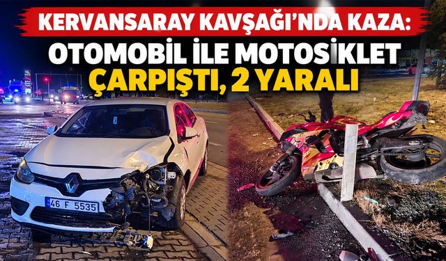 Muş Yolu Kervansaray Mevkiinde Kaza: 2 Yaralı