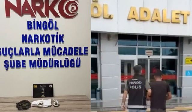 Bingöl'de Narkotik Operasyon: 1 Tutuklama