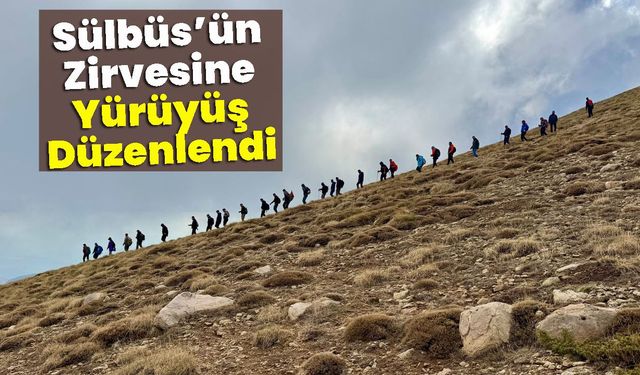 Sülbüs’ün Zirvesine Yürüyüş Düzenlendi