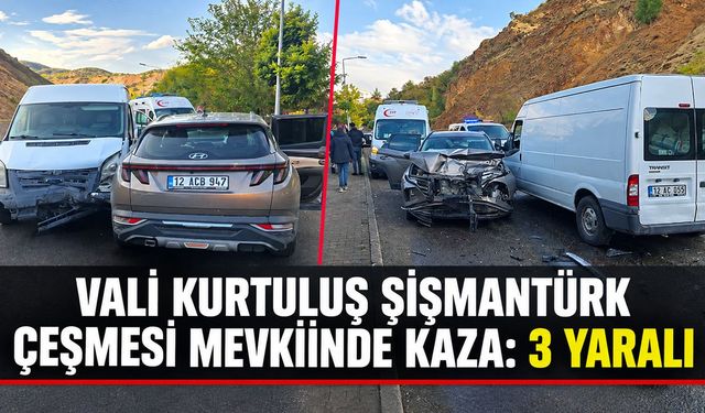 Bingöl’de Yukarı Çapakçur Yolunda Kaza: 3 Yaralı