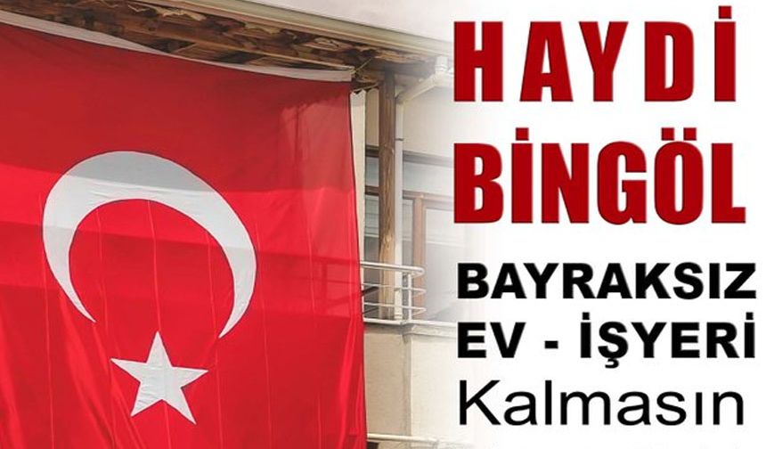 Bingöl Valiliği'nden 'Bayrak' Çağrısı