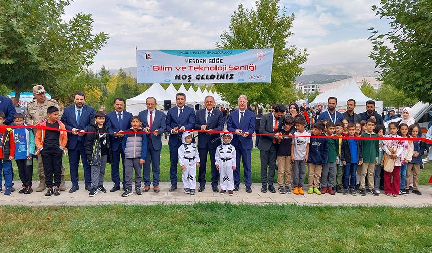 Bingöl’de Yerden Göğe Bilim ve Teknoloji Şenliği Başladı