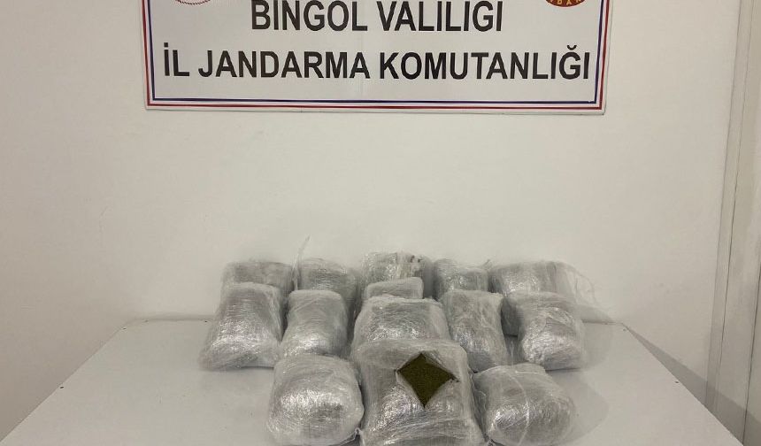 Bingöl'de 20 Kilo Uyuşturucu Ele Geçirildi