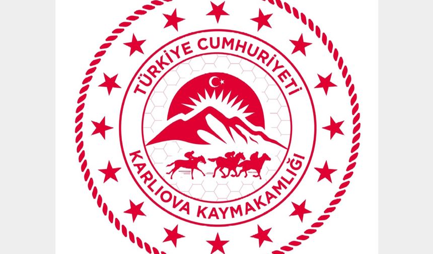 Karlıova Kaymakamlığının Yeni Logosunda, Bal, Güneşin Doğuşu ve At Yarışları Detayı...