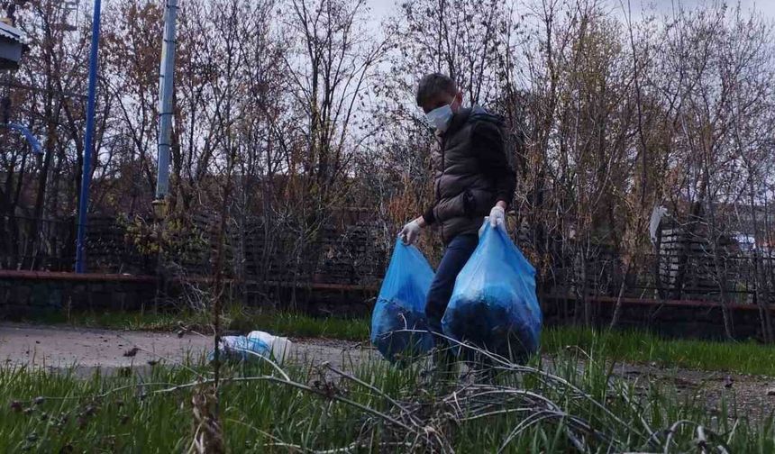 Akyaka'da Çevre Temizliğine Dikkat Çekildi