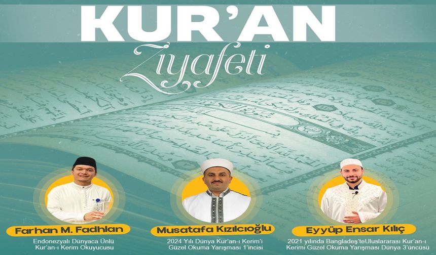Bingöl'de Kur’an-ı Kerim Ziyafeti Düzenlenecek