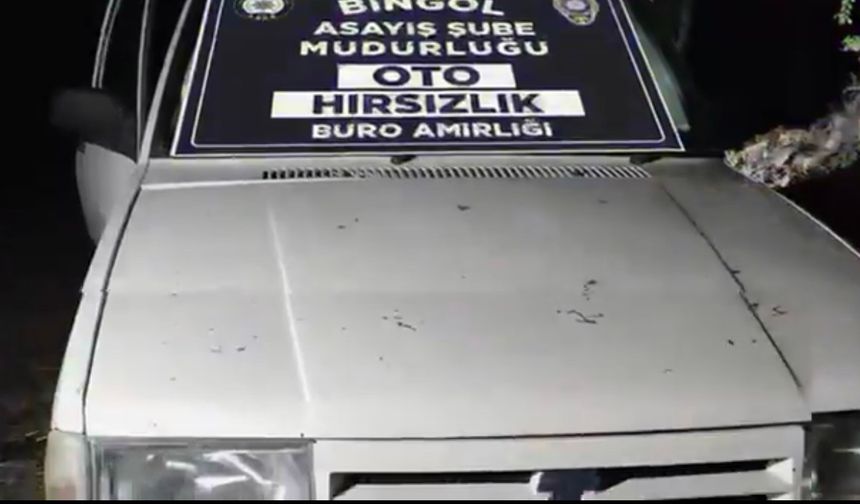 Bingöl’de Otomobil Hırsızları Yakalandı!