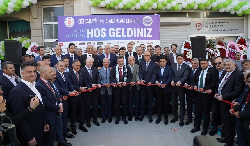 Cumhurbaşkanı Yardımcısı Yılmaz, KİSİAD Binasının Açılışına Katıldı