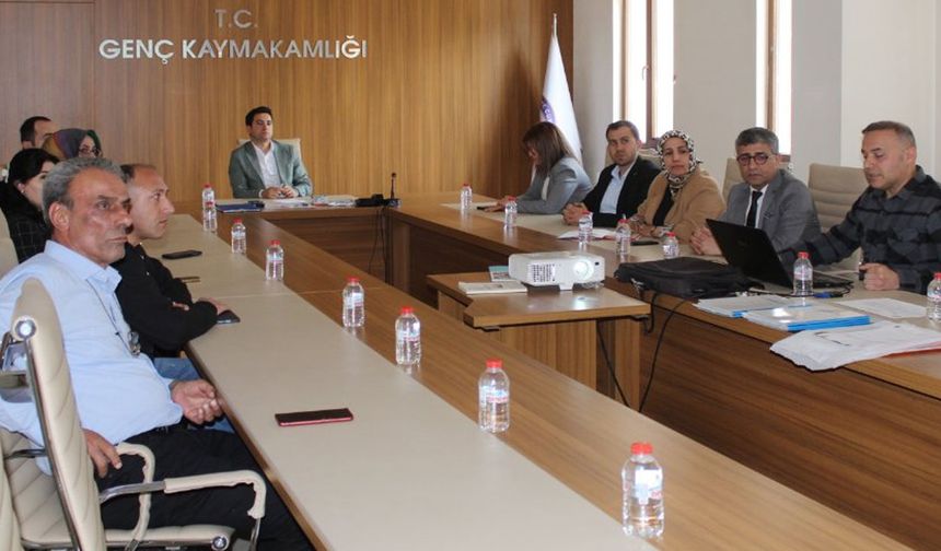 Genç Kaymakamlığı'nda 'İş Sağlığı ve Güvenliği Toplantısı' Yapıldı