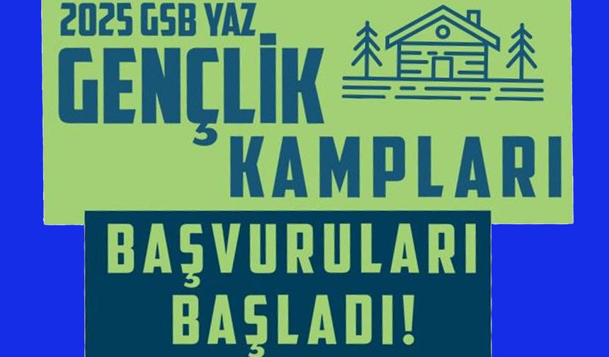 Yaz Gençlik Kampları için Başvurular Başladı!