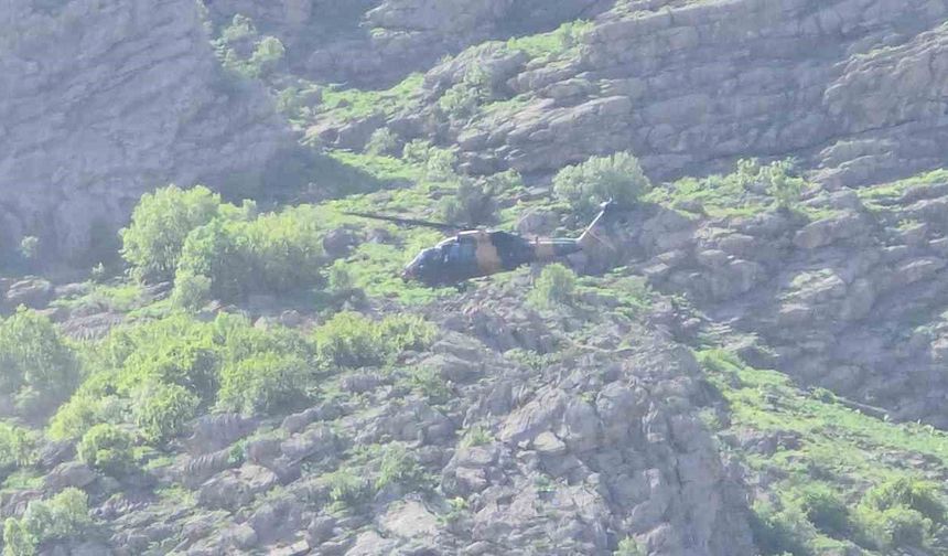 Hakkari'de Kaybolan Yaşlı Adam, Askeri Helikopterle Kurtarıldı!