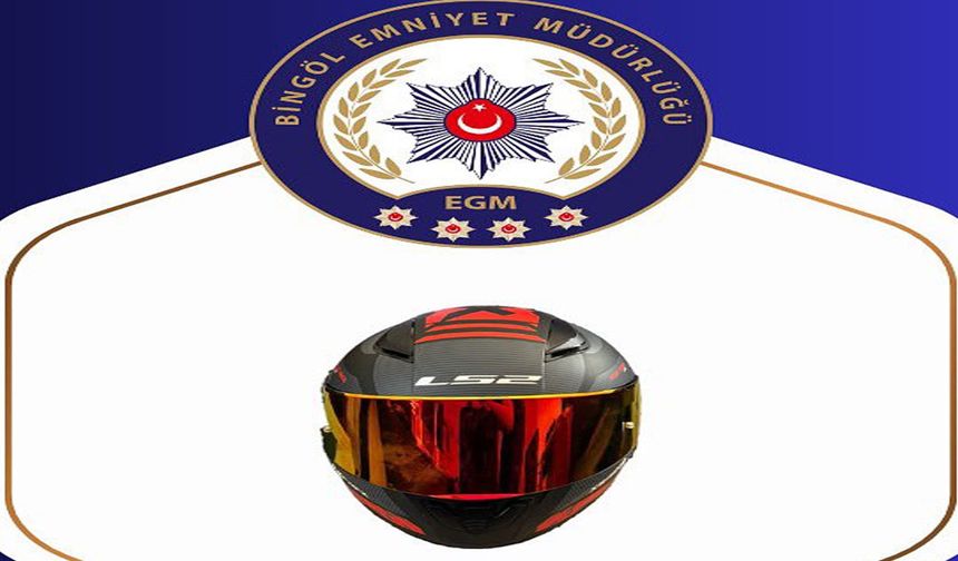 Bingöl'de Motosikletinden Kaskı Çalınmıştı, Polis Ekipleri Yakaladı!