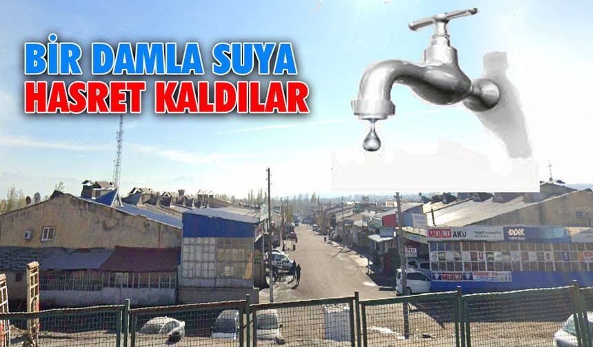 Bingöl Küçük Sanayi Sitesi'nde Sular Kesik!