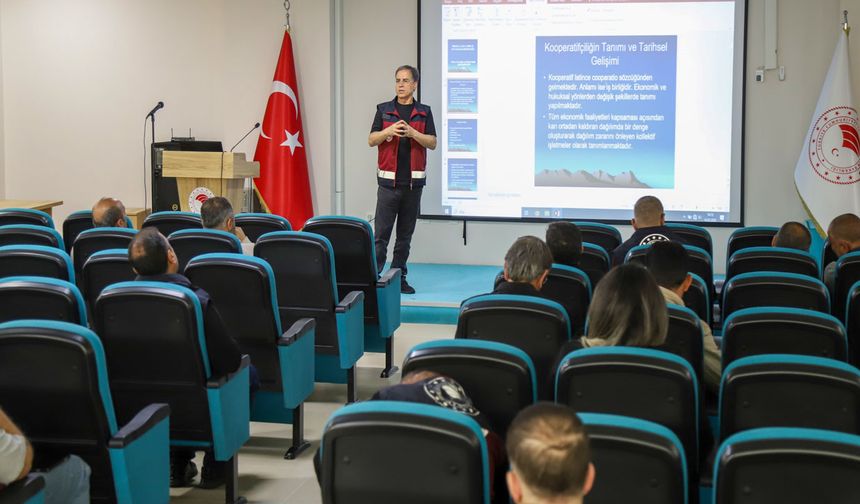 Bingöl'de Kooperatifçilik Hakkında Eğitim Verildi