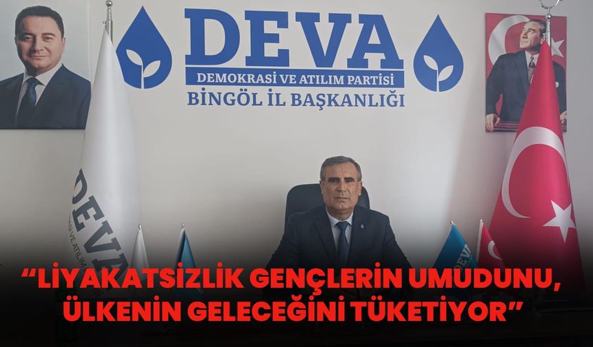 Başkan Nihat Baraç: “Liyakatsizlik Gençlerin Umudunu, Ülkenin Geleceğini Tüketiyor”