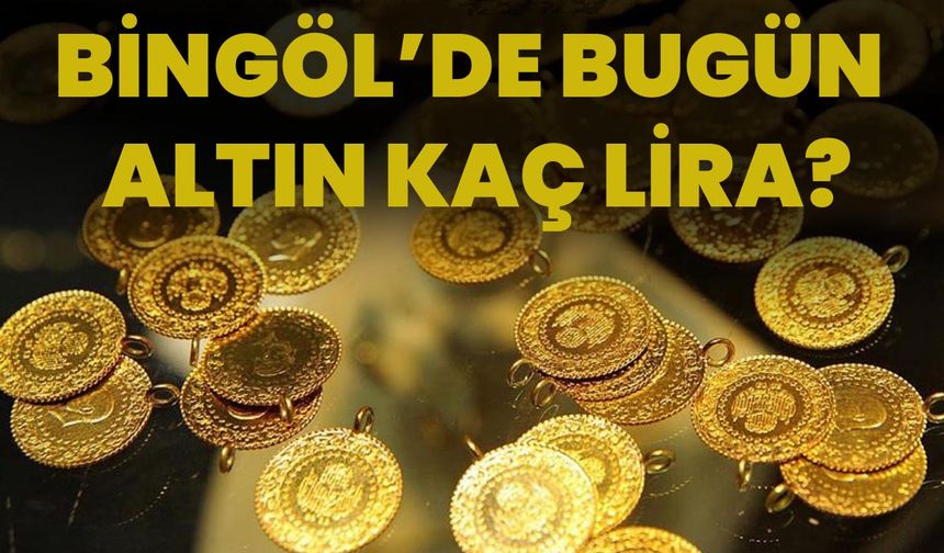 Bingöl’de Bugün Altın Kaç Lira?