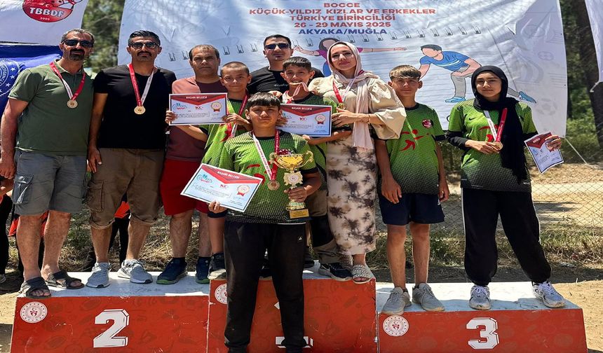 Bingöl Bocce Takımı 'Türkiye Şampiyonu' Oldu!