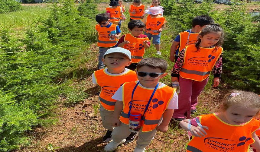 Bingöl'de Minik Öğrencilerin Doğa Buluşması