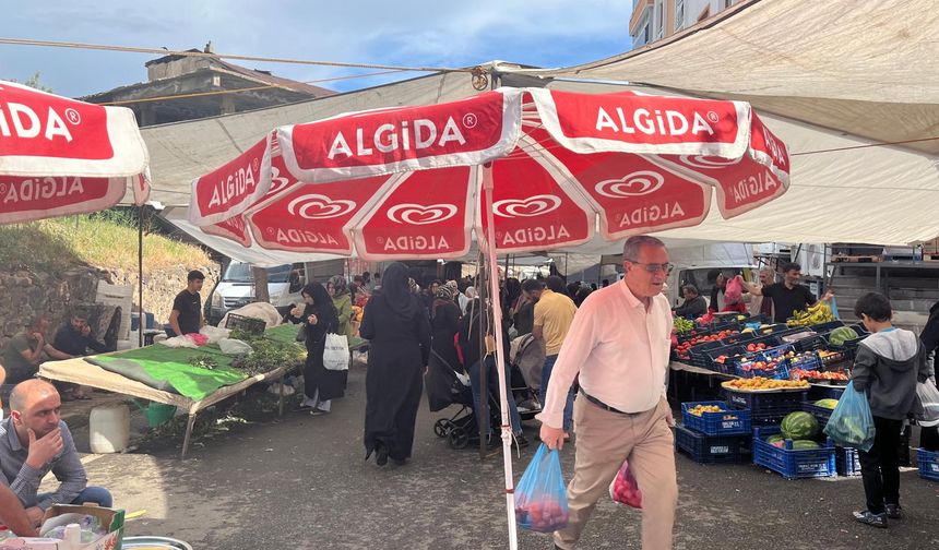Bingöl Pazarında Bayram Yoğunluğu