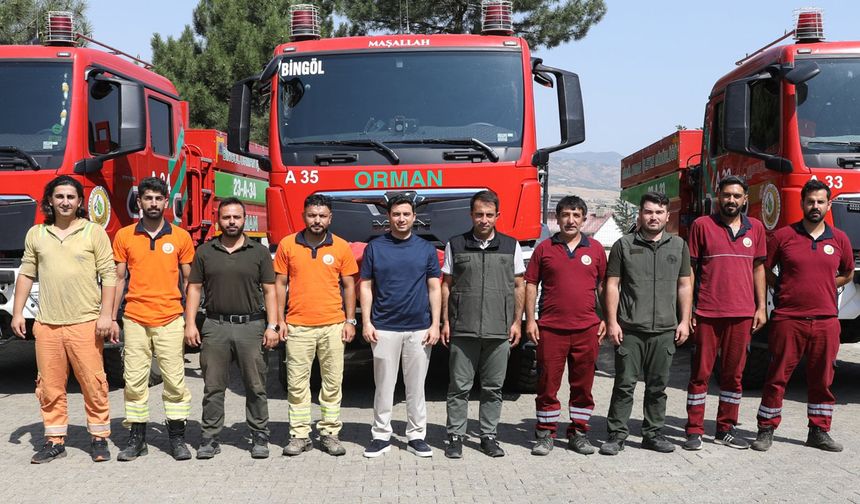 Kaymakam'dan, Yangın Harekat Merkezi'ne Ziyaret