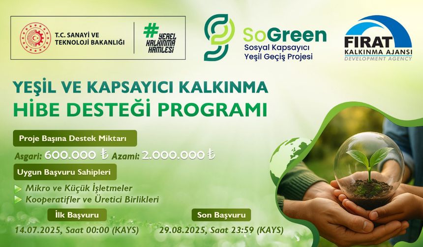 2 Milyon TL’lik Destek İçin Başvurular Başlıyor