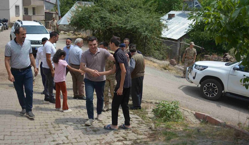 Kaymakam Sarı, Köy Ziyaretlerini Sürdürüyor