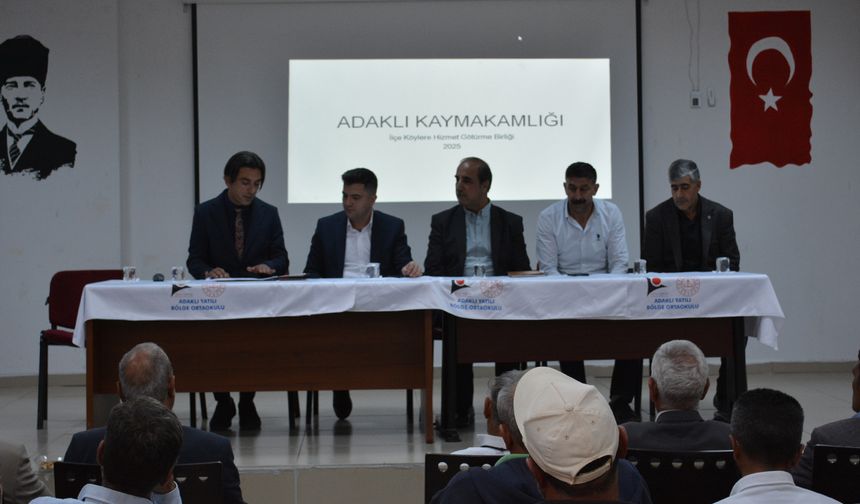 Bingöl’ün İlçesinde Muhtarlar Biraraya Geldi