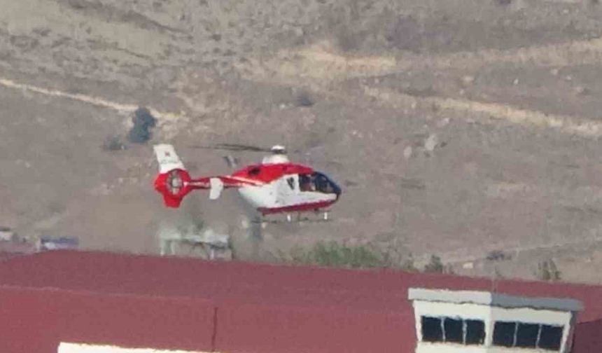 Van'da Yenidoğan için Ambulans Helikopter Havalandı