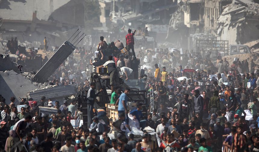 400 Kamyon Gazze'ye Giriş Yaptı
