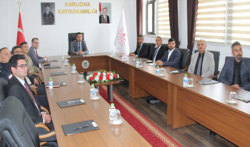 Karlıova’da Kadına Yönelik Şiddetle Mücadele ve İlçe Çocuk Koordinasyon Kurulu Toplandı