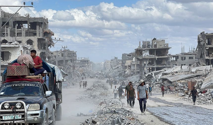 İsrail’in Gazze Şehri’nden çekilmesiyle büyük yıkım gün yüzüne çıktı