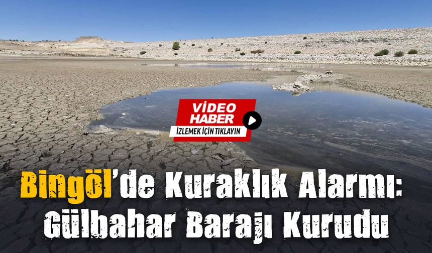 Bingöl’de Kuraklık Alarmı: Gülbahar Barajı Kurudu, Tarımsal Üretim Tehlikede