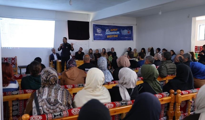 Bingöl'ün Mahallelerinde Afet Farkındalık Eğitimleri Başladı